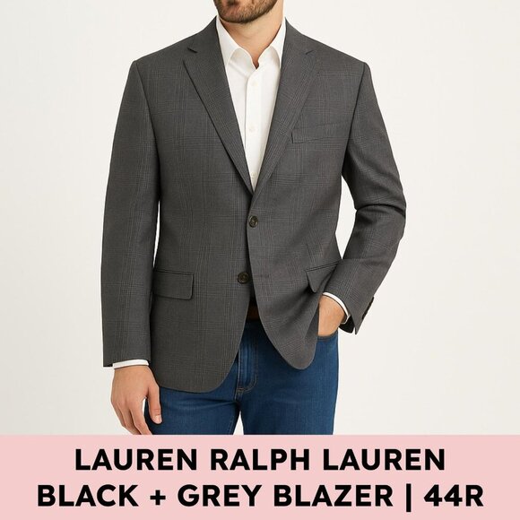 Lauren Ralph Lauren Wool Plaid Blazer Quiet Luxury Academia Sport Coat 44R - Picture 13 of 13